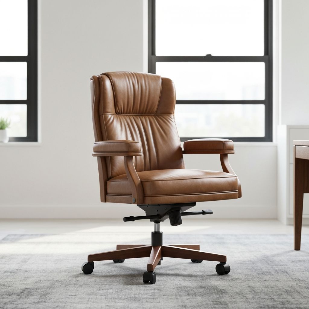 Fully restored executive office chair